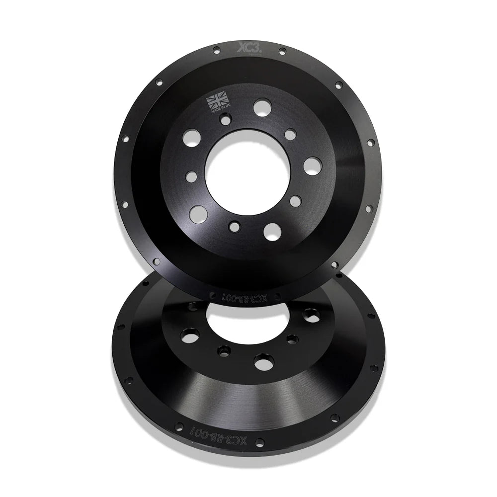 BMW M2 F87 / M3 F80 / M4 F82 BTCC Custom Rotor Bells – 368 mm × 36 mm for AP Racing CP9660 Calipers | XC3 Engineering
