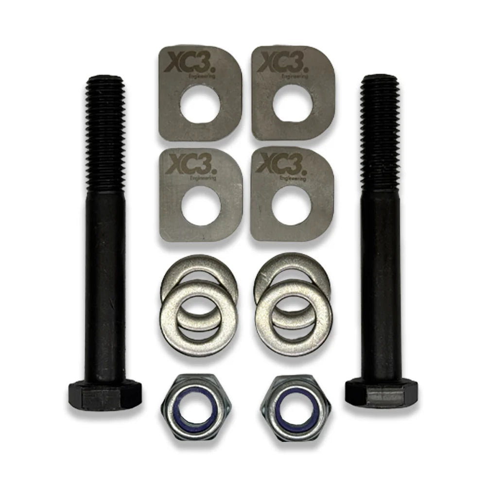 BMW M2 / M3 / M4 F8X & G8X Rear Toe Lockout Shims – Alignment Lock Kit | XC3 Engineering