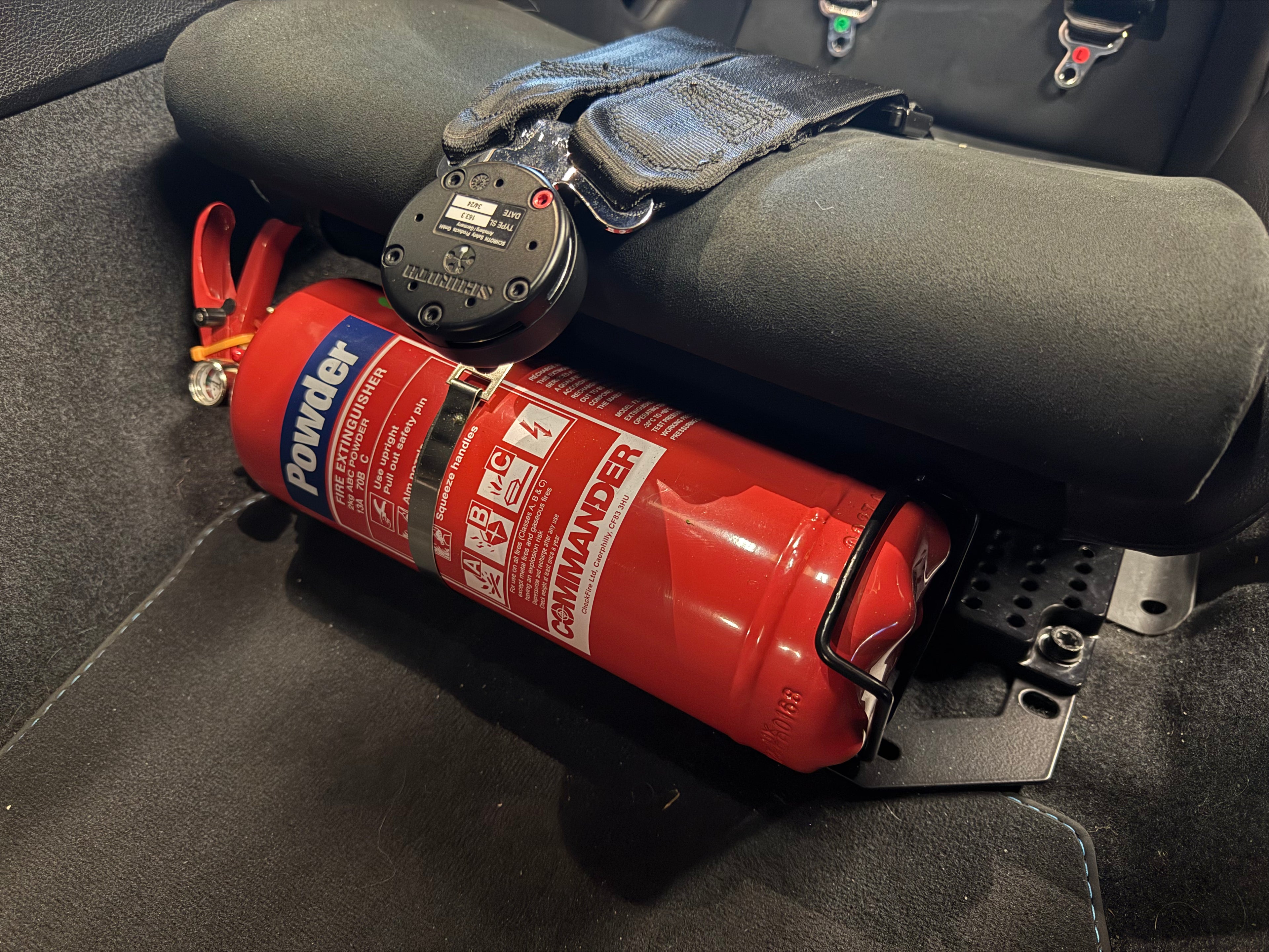 BMW F8X Footwell Extinguisher Kits RaceSafe
