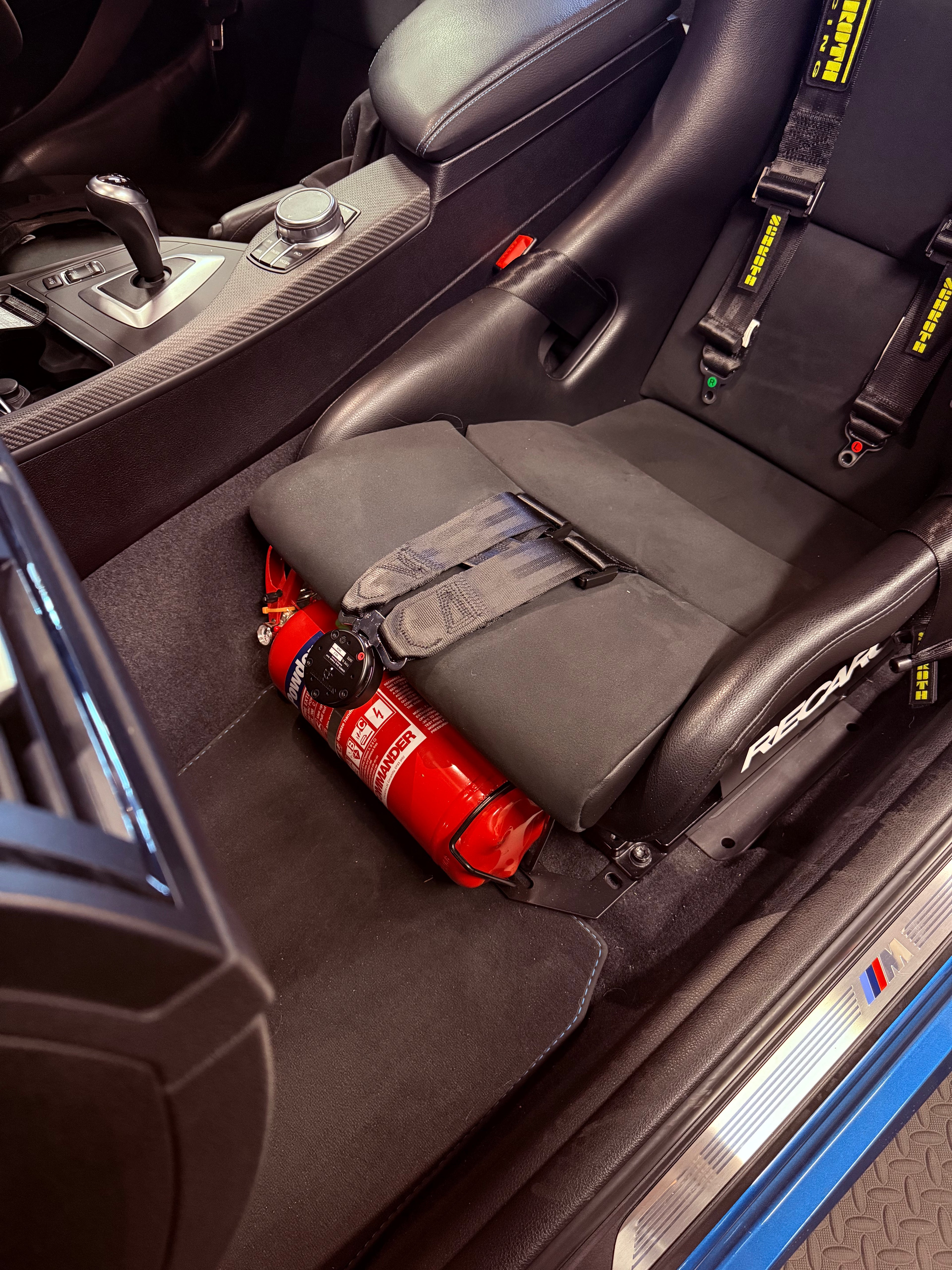 BMW F8X Footwell Extinguisher Kits RaceSafe