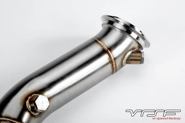 VRSF 3" BRUSHED DOWNPIPES FOR S55 F87 M2 COMPETITION, F80 M3 & F82 M4