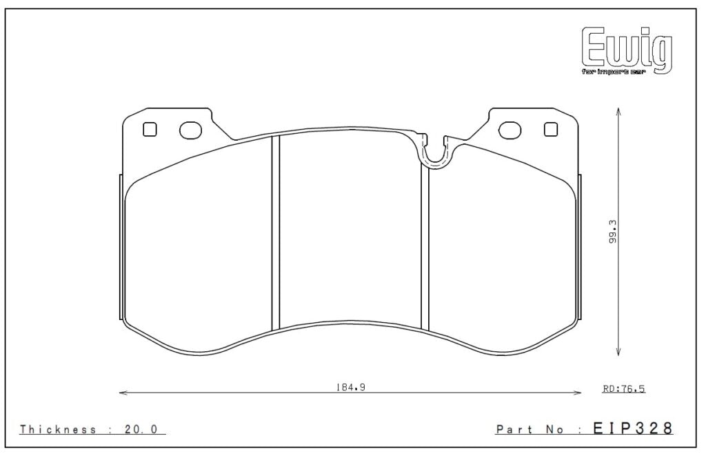 Endless ME20 FRONT Brake Pads BMW G8X M2, M3, M4
