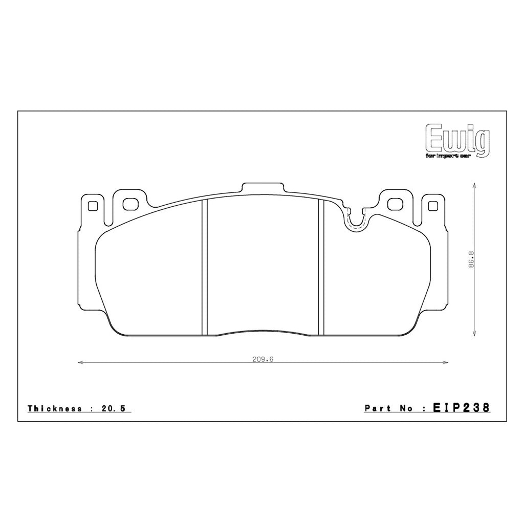 Endless MX-72 PLUS FRONT Brake Pads BMW F8X M2 M3 M4 & F2X M135i M235i M140i M240i