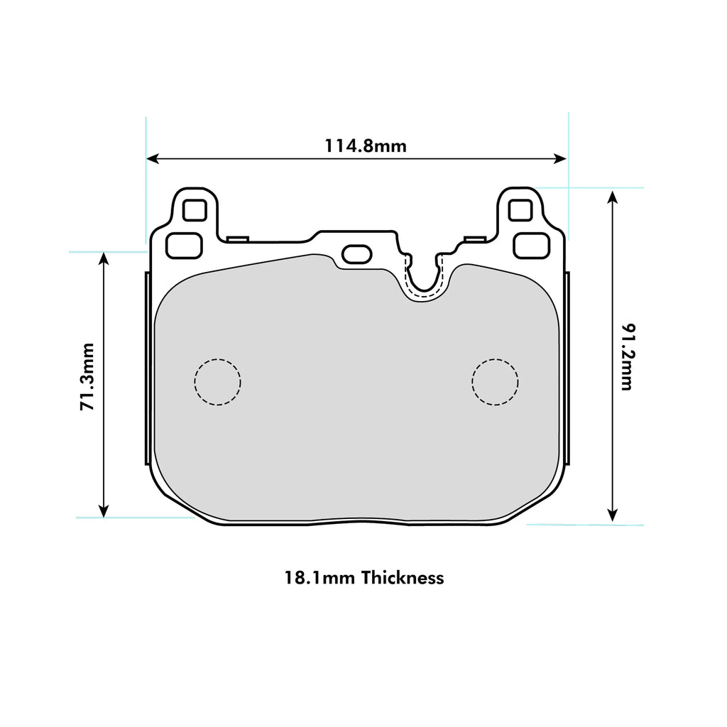 Ferodo DS1.11 Brake Pads BMW M Lite & M Vehicles Front FCP4611W