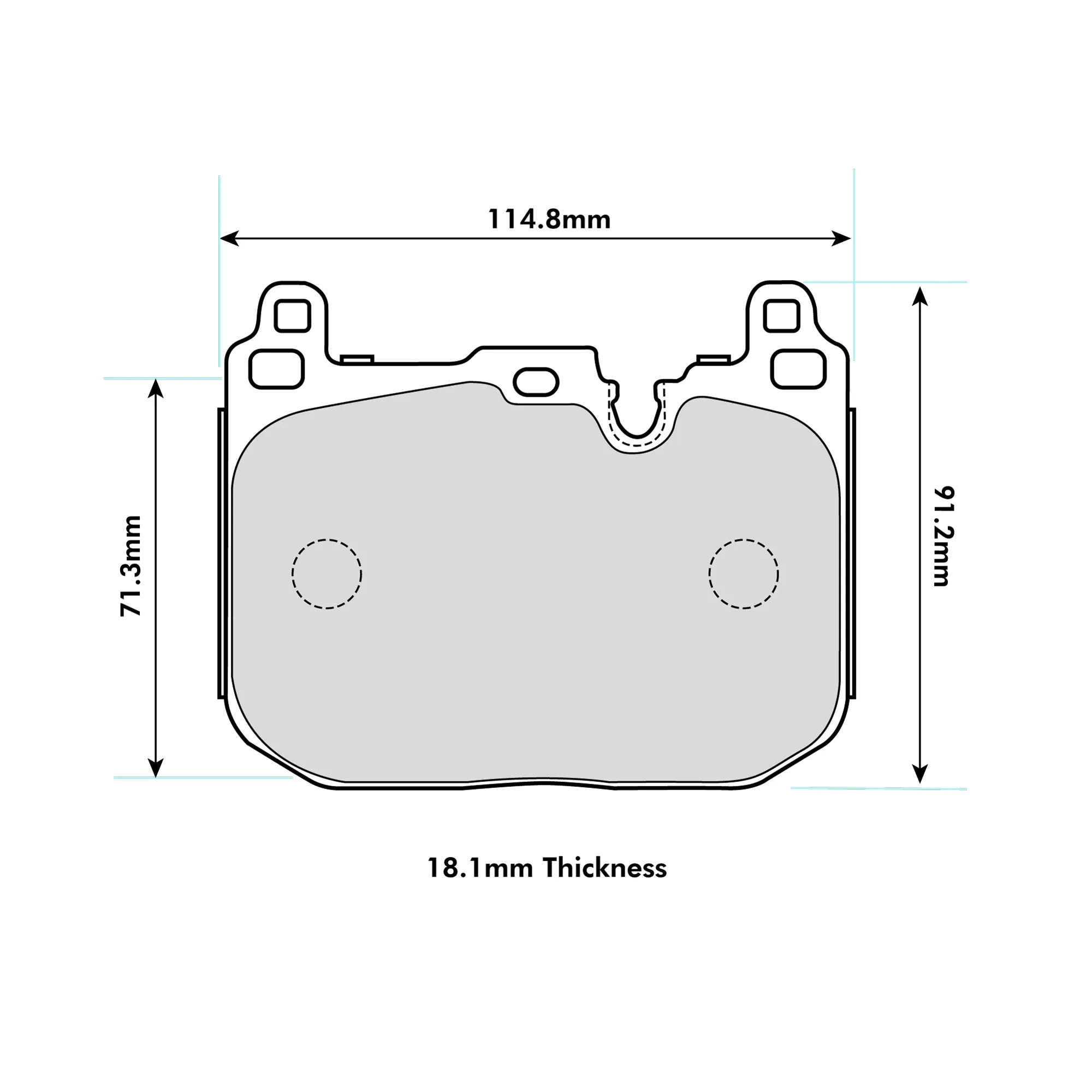 Ferodo DS2500 Brake Pads BMW M Lite & M Vehicles Front FCP4611H