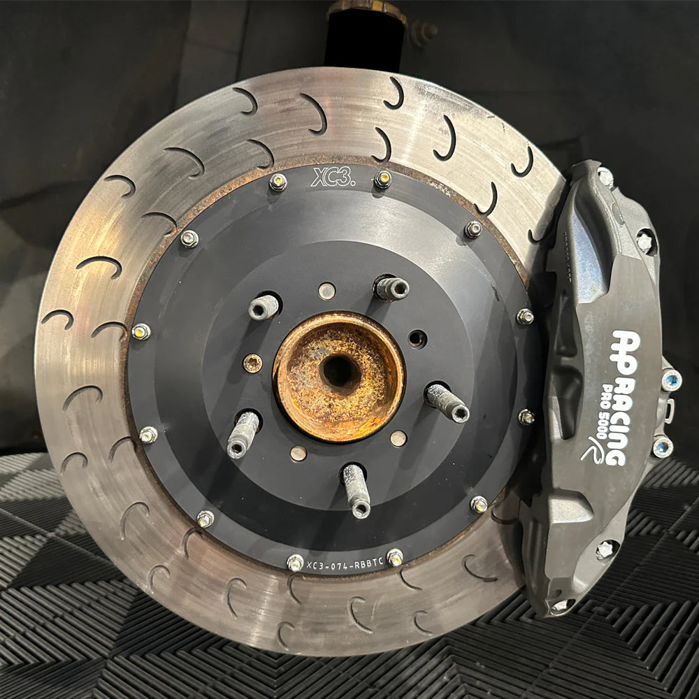 BMW M2 F87 / M3 F80 / M4 F82 BTCC Custom Rotor Bells – 368 mm × 36 mm for AP Racing CP9660 Calipers | XC3 Engineering